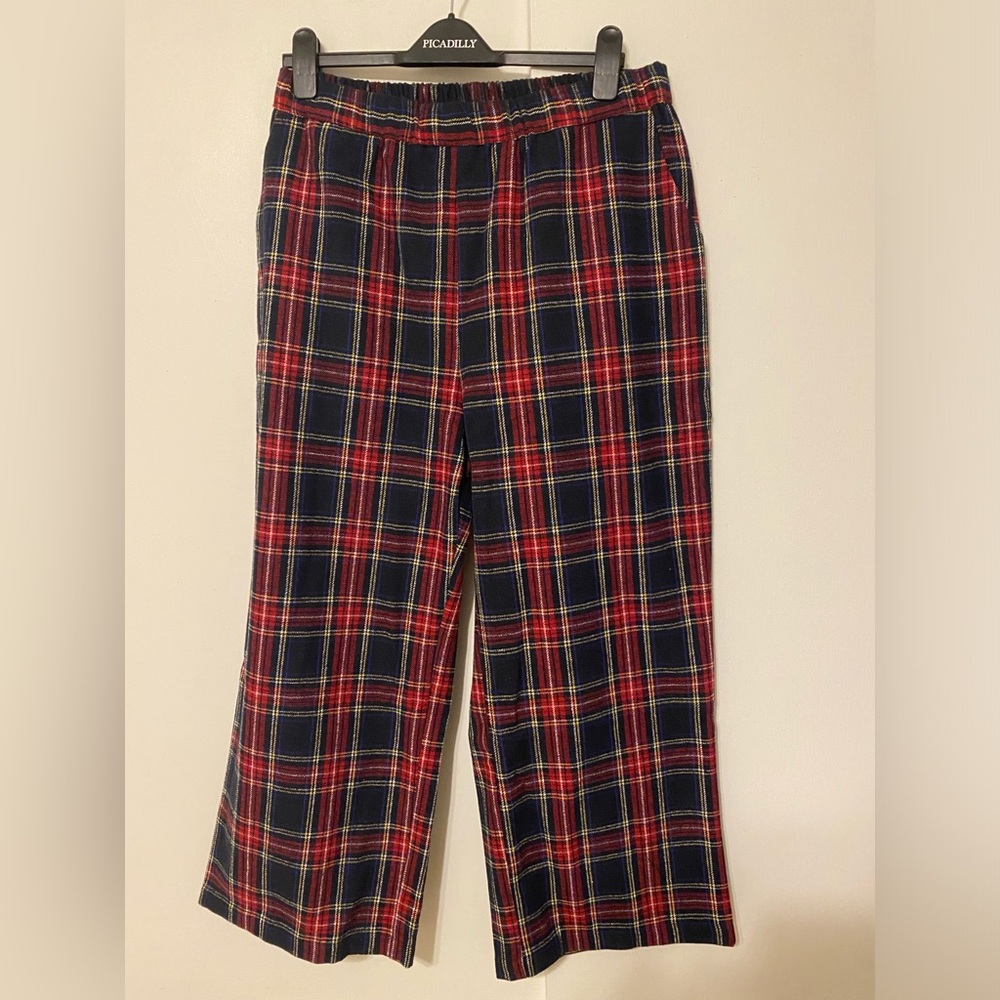 NWT Warm Plaid Pants by Bloomchic